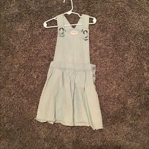 Light wash denim dress